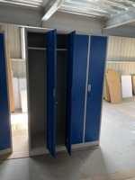 Casiers modernes à 3 portes en acier Casiers de salle de sport en métal pour la maison, le bureau et l'école Armoire de rangement pour vêtements