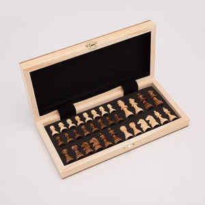 Set di <span class=keywords><strong>Scacchi</strong></span> da Viaggio in Legno 29cm <span class=keywords><strong>per</strong></span> <span class=keywords><strong>Principianti</strong></span> e Tornei, <span class=keywords><strong>per</strong></span> Adulti e Bambini - Product Image 1