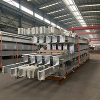 Almacén de Estructura de Acero de Alta Capacidad para Almacenamiento de Maquinaria Pesada, Diseño de Base Reforzada