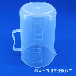 Gobelet doseur en plastique Wantong 2000 ml avec poignée, haute transparence, pour usage en laboratoire - Product Image 3