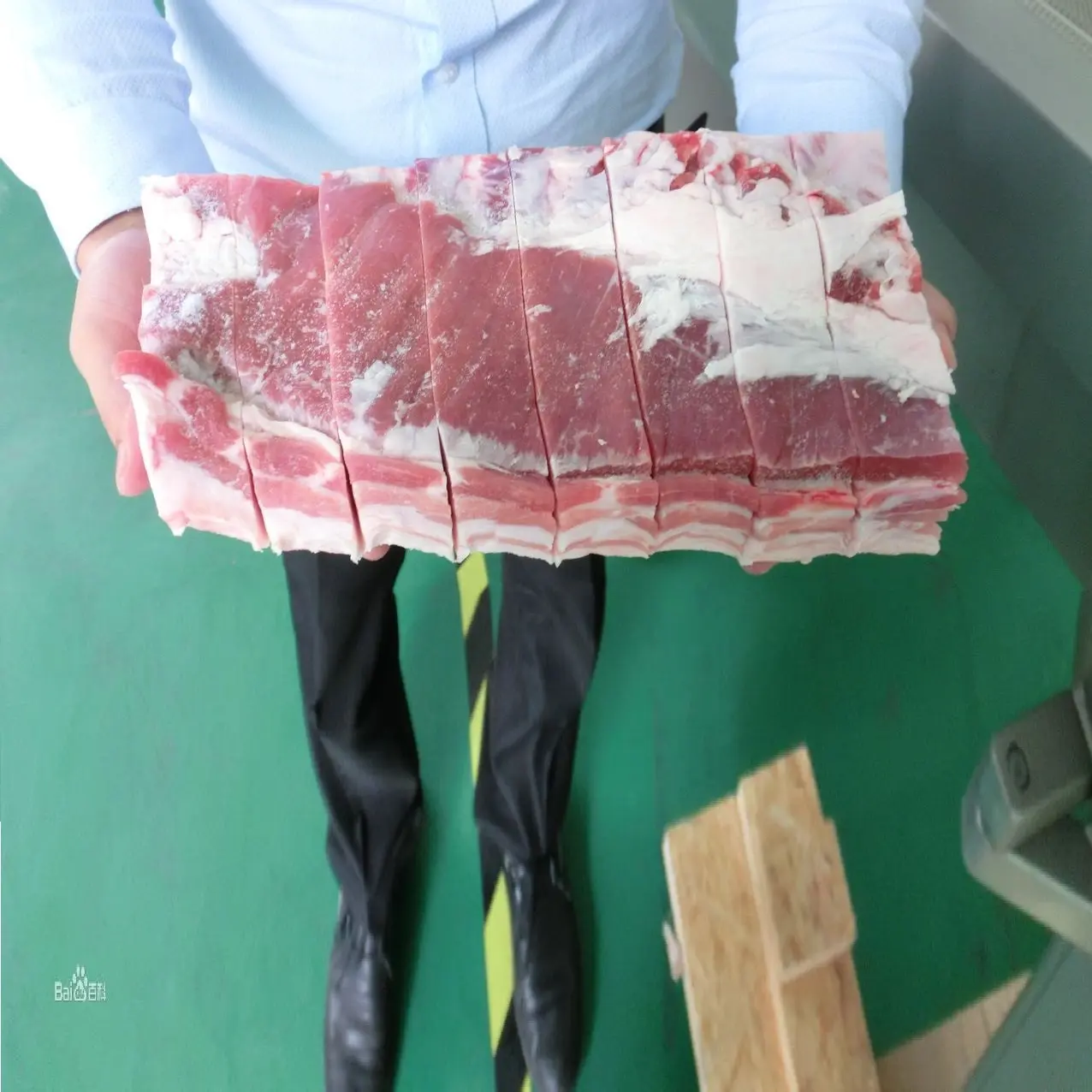 Youdo Máquina automática de corte de carne para costela de porco, bife, carne fresca fatiada, carne congelada