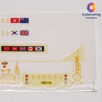 Maßgefertigte EVA Wasserdichte Hitzebeständige Klebeetiketten für 1/64 & 1/76 Maßstab Druckguss-Busmodelle mit Hongkong-Wahrzeichen-Designs