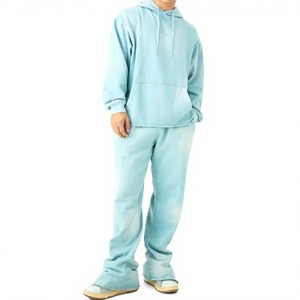 Survêtement pour homme LONG MISSION INDUSTRY, entièrement en coton, respirant, léger, avec fermeture à cordon, coupe régulière - Product Image 2