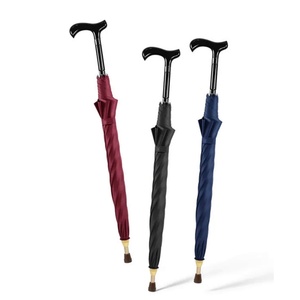 Bastón de Senderismo Metálico Recto y Grande con Función Todo en Uno para Escalar, Hacer Senderismo y Protegerse de la Lluvia - Product Image 5