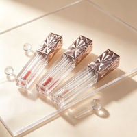 Contenant carré pour gloss à lèvres Jinze 5,5 ml, emballage vide pour gloss à lèvres liquide avec pinceau
