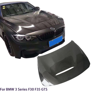 Capota Delantera de Fibra de Carbono Estilo GTS para Serie 3 F30/M3 F80 Sedán 2013-2019 - Product Image 1