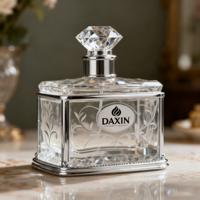 Flacon de parfum pour femme de marque de luxe, 100 ml, flacon de parfum en verre rectangulaire, 30 ml, 50 ml, 100 ml