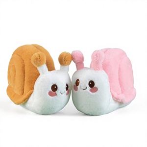 Peluche a forma di lumaca morbida e simpatica, all'ingrosso, regalo per bambini, decorazione per la casa, <span class=keywords><strong>cuscino</strong></span> a forma di animale dei cartoni animati per bambini e adulti - Product Image 1