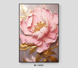 Tableau mural floral imprimé UV sur toile, encre écologique, <span class=keywords><strong>affiche</strong></span> style peinture à l'huile originale, base papier laminé, style moderne pour la maison - Product Image 3