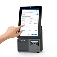 Sistema POS Android con Pantalla Táctil de 15.6 Pulgadas, Escáner de Código QR Integrado, Verificador de Precios, Impresora Térmica de Recibos, para Supermercado