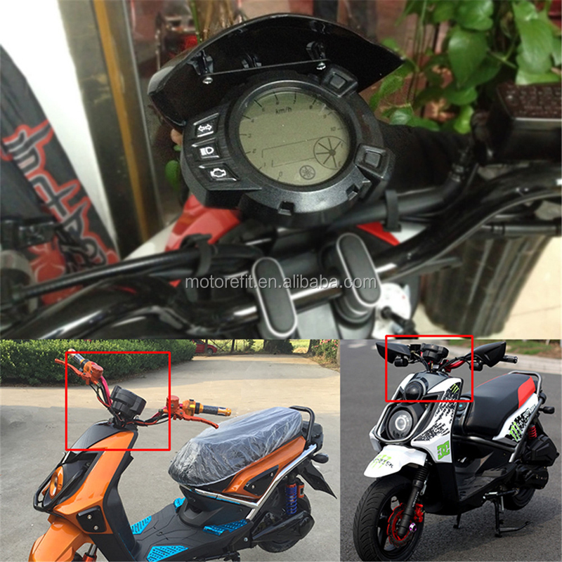 ヤマハ BWS125 に適合 7色 デジタルライト LCDゲージ スピードメーター