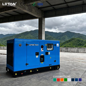 Générateur silencieux LETON POWER 50 kVA 30 kVA 60 kVA avec capot insonorisé pour usage commercial, groupes électrogènes super silencieux - Product Image 1