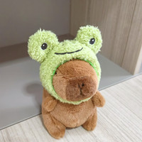 Porte-clés mignon en peluche Capybara, jouet en peluche animal poupée, porte-clés voiture pendentif en peluche Capybara, souris, machine à saisir
