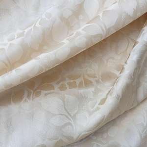 100% 뽕나무 새틴 원단 16mm 꽃 자카드 원피스 셔츠 잠옷 침구 결혼식 의상 짠 - Product Image 6