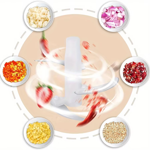 1500ml Manual Press Vegetable Cutter Stainless Steel Blades Multi-functional Handheld Cooking & <b>Mincing</b> <b>Machine</b> - Product Image 4