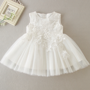 Vestido de bautismo elegante <span class=keywords><strong>para</strong></span> niñas pequeñas, encaje de lujo, hermoso vestido blanco <span class=keywords><strong>para</strong></span> niñas, bonito vestido de <span class=keywords><strong>bautizo</strong></span>, moda Formal, nuevo diseño - Product Image 2