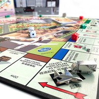 Jeu de société Monopoly Square sous licence, personnalisable avec logo, pour promotion marketing, cadeau d'entreprise, hôtel, fête, enfants, famille, Monopoli.