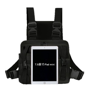 Sac de poitrine tactique, nouveau style tendance pour hommes, sac de poitrine inspiré de Hong Kong, sac à dos de sport d'extérieur, sac de travail - Product Image 5