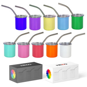 แก้วกาแฟสแตนเลสขนาดเล็ก3ออนซ์4ออนซ์พร้อมหลอดสุญญากาศสำหรับเดินทางของขวัญใช้โลโก้ออกแบบได้ตามต้องการ - Product Image 4