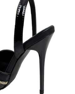 Scarpe con Tacco Alto di Qualità per Donne, Eleganti con Fiocco, Punta Affusolata, Tacchi a Spillo per Signore, Stile <span class=keywords><strong>Versace</strong></span> - Product Image 4