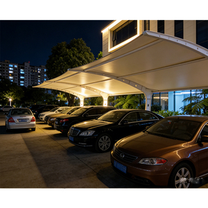 Cochera tensada tipo voladizo para estacionamiento de vehículos con MOQ bajo - Product Image 4