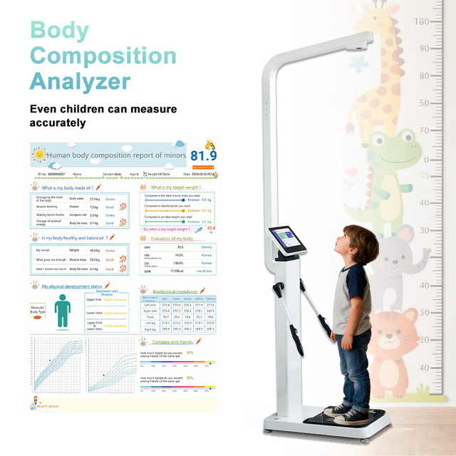Digital AI Bioelectric Therapy Body Fat Scale for Gym Use Professional Health Measurement CE Certified OEM/ODM Customizable