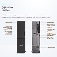 Ordinateur de bureau commercial Lenovo M4000q neuf, directement de l'usine, avec processeur Intel Core Ultra 3 ; Moniteur en option