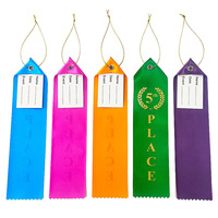 Cinta de premios de satén de seda imprimible de tira de medalla de competición deportiva juvenil de diseño personalizado chino