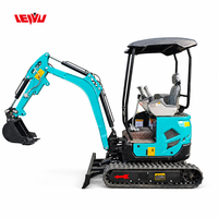 Nouvelle pelle sur chenilles agricole chinoise 2026 avec moteur Kubota EURO 5, cabine, 1,4 tonne, 15 tonnes, à vendre