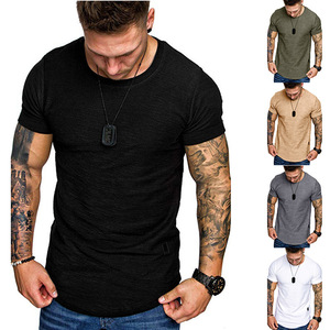 Camiseta de Alta Calidad 100% Algodón con Estampado 3D en Relieve, Cuello Redondo, Talla Grande, Camisetas para Hombre, Logotipo Personalizado en Relieve, Camiseta con Estampado para Hombre - Product Image 4