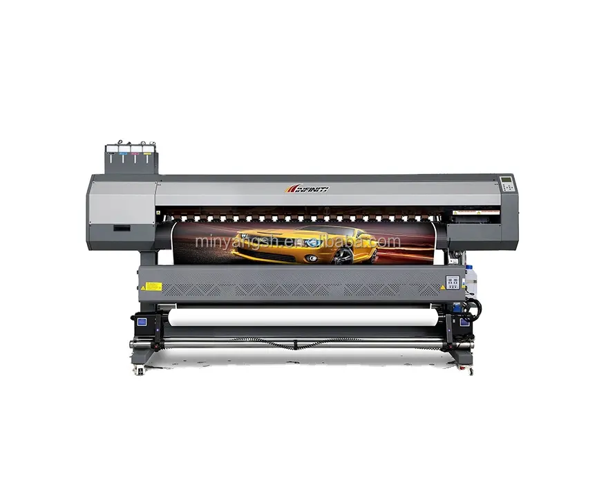 인피니티 FY-1800ES I800mm 소형 비닐 PP PET PVC 필름 인쇄를위한 가장 저렴한 베스트 구매 에코 솔벤트 프린터