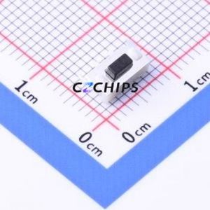 YTS-B003-2A Tactile Switch SMD Switch Single Pole Single Throw Rectangle Button 2.5N Horizontal Mount - Product Image 1