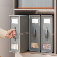Boîte de rangement en tissu de grande capacité bon marché personnalisé en gros Organisateur de drap de lit pliable garde-robe pliable