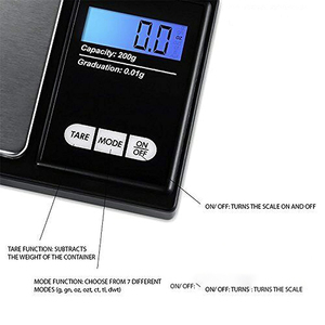 Balance électronique de poche 500g, plage de pesée 0,01g, écran LCD, balance numérique pour bijoux et or, haute précision, mesure de poids portable - Product Image 3