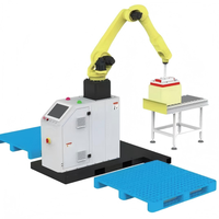 Machine de palettisation robotisée automatique Poshysmart avec pince personnalisée pour la palettisation de cartons et de sacs