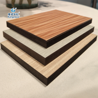 Panneau HDF 12mm 16mm 18mm moderne, étanche, en MDF, grain de bois, mélaminé, HPL haute brillance, anti-moisissure, pour usage domestique et design graphique