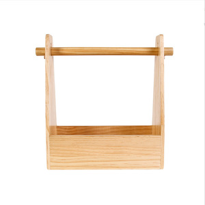 Wood Outdoor <b>Storage</b> <b>Box</b> Rectangle Food Carry Case Convenient <b>Camping</b> Use - Product Image 5