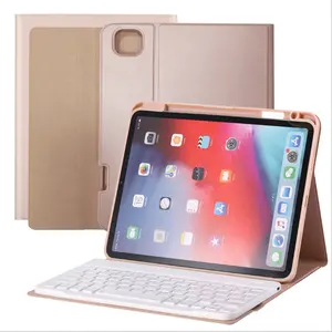 Casing tablet nirkabel keyboard, sarung tablet kualitas tinggi 2024 untuk ipad 10.2 air keyboard ipad 5 6 7 8 mini