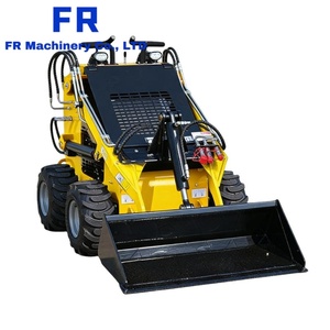 यूरो 5 मानक स्किड स्टीड लोडर होम हाइड्रोलिक व्हील्ड स्किड स्टीयरिंग लोडर फार्म व्हील 4x4 डीजल मिनी स्किड स्टीड लोडर - Product Image 4