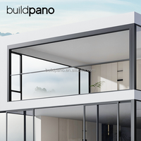 Ventanas Eléctricas Elevables de Aluminio con Paneles de Vidrio Grandes, Ventanas Corredizas Verticales Automáticas con Control Remoto Residenciales