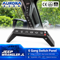 LEDIYTE Exquisite One Piece Machined a Pillar Control Grip with Switchboard 12V 24V 80A pour Wrangler JL