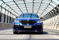 Kit de Carrocería Exterior de Fibra de Carbono Seca para BMW X6 G06 X6M F96 2020-2022, Estilo Aulen, Labio Delantero, Difusor Trasero, Alta Calidad