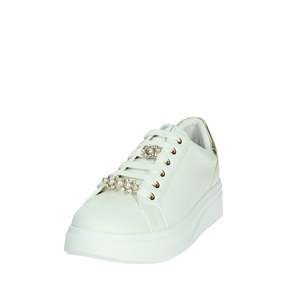 Sneakers Donna Valleverde Bianche e Oro, Stile Platform, Scarpe di Tela Trendy - Product Image 6
