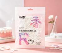 Productos de Higiene Bucal Portátiles para el Hogar, Hotel y Turismo, Limpieza Profunda de Entre Dientes, Sabor a Melocotón Blanco, Venta al Por Mayor