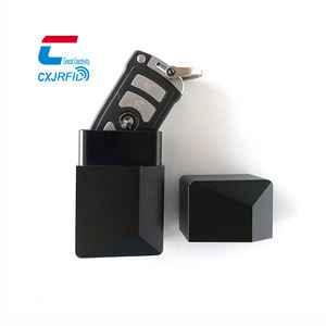 자동차 키용 알루미늄 신호 차단 케이스 도난 방지 파라데이 백 <span class=keywords><strong>RFID</strong></span> 차단 키리스 엔트리 폴더형 자석 뚜껑 포함 - Product Image 3