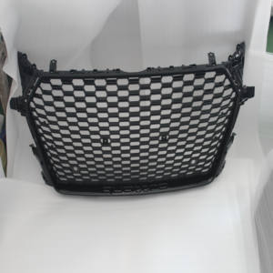 Pour 2016 <span class=keywords><strong>Audi</strong></span> <span class=keywords><strong>TT</strong></span> ABS Chromé TTRS <span class=keywords><strong>Calandre</strong></span> <span class=keywords><strong>RS</strong></span> Style Gril de Pare-chocs Avant - Product Image 1