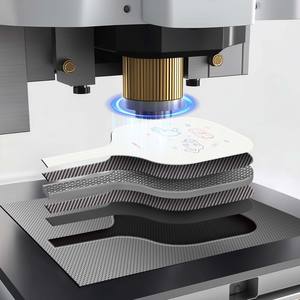 Raquette de pickleball personnalisée de haute qualité en fibre de carbone T700 avec noyau en nid d'abeille sans bordure pour l'entraînement du sweet spot - Product Image 5