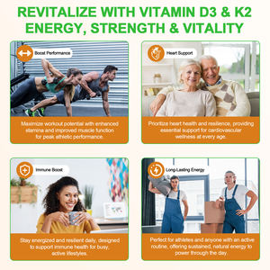 Fabrikant van gezondheidssupplementen, complexe vitaminen en mineralen, vitamine D3 K2 druppels in flesverpakking - Product Image 6