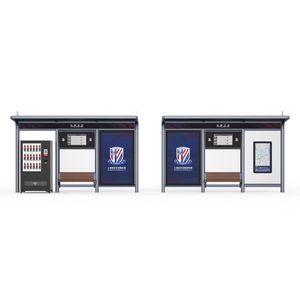 Arrêt de bus accessible conforme à l'ADA avec <span class=keywords><strong>rampe</strong></span> pour fauteuil roulant Cadre en aluminium et acier Utilisation extérieure étanche - Product Image 5