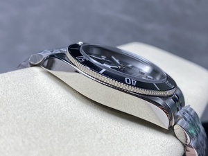 Reloj mecánico de lujo de gran calidad resistente al agua 41mm GR fábrica 316l acero ETA 2824 movimiento bisel vintage negro bayy reloj - Product Image 4